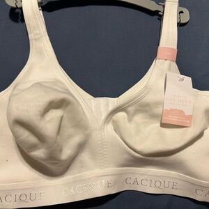 Cacique Cream Full Coverage Bra